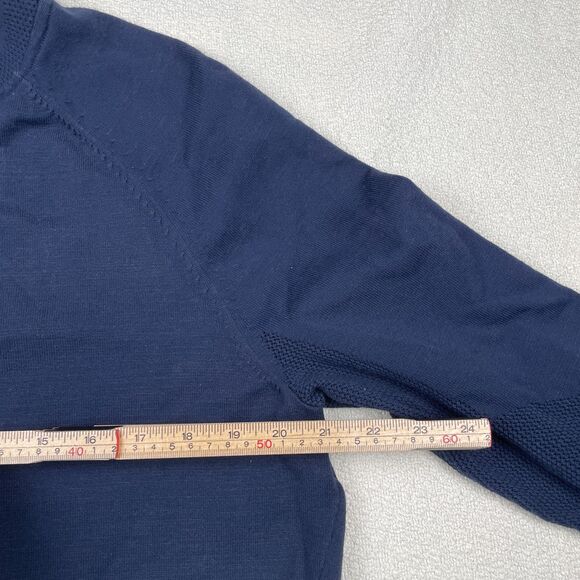 Nike Sportswear Tech Knit Bomber Jacket Men’s Sz M Navy Blue Full Zip 810558 451 - Picture 9 of 12